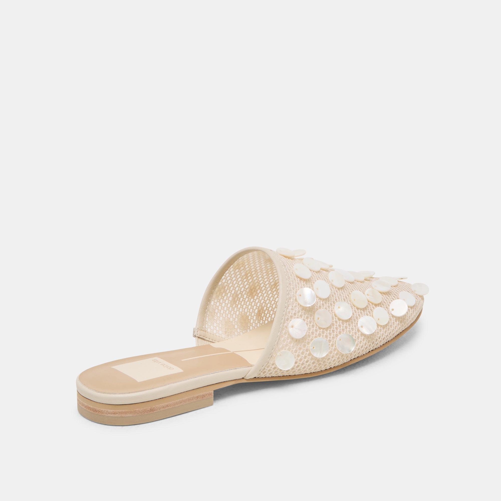 Rova Bead Ivory Disc Mesh Flats | Dolce Vita Women