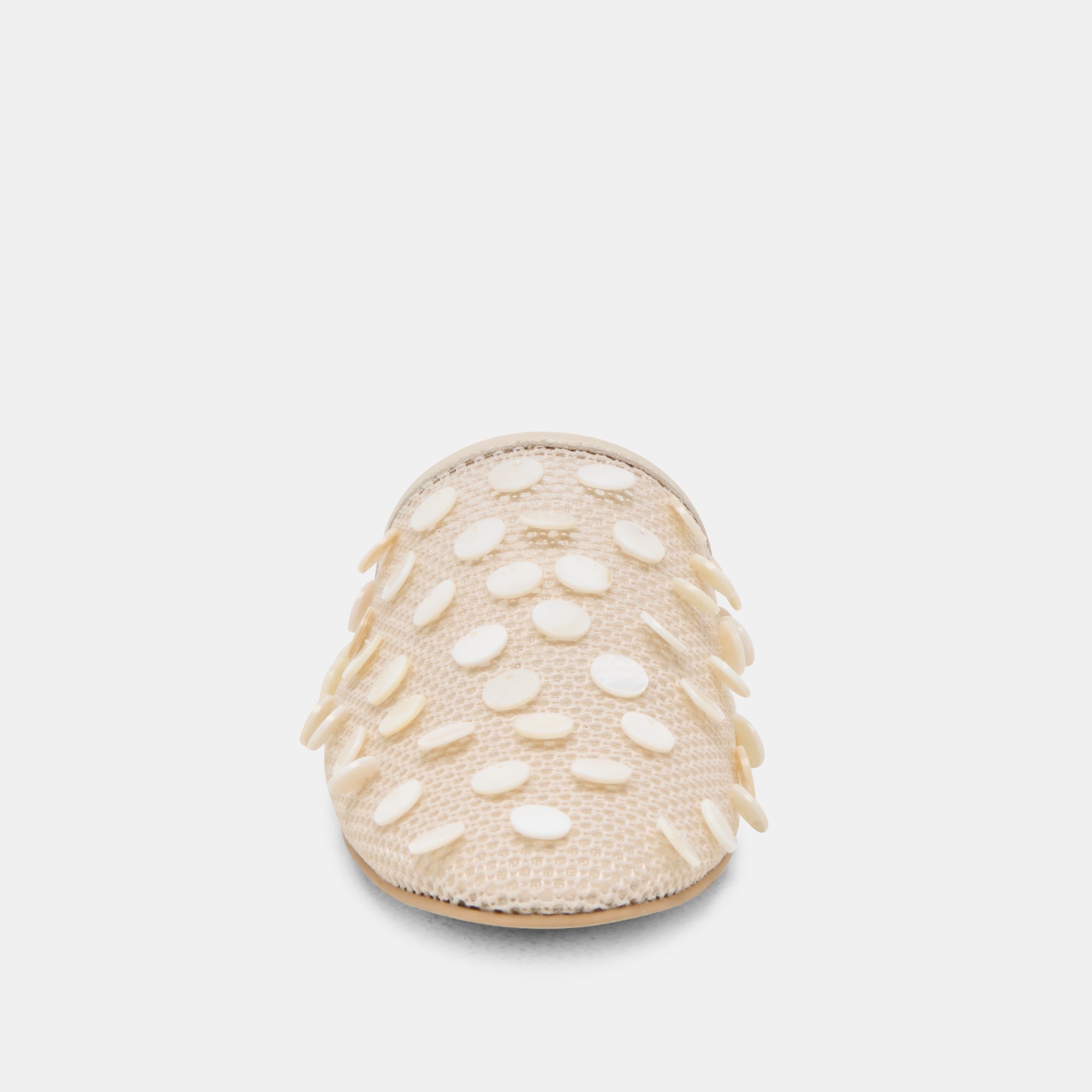 Rova Bead Ivory Disc Mesh Flats | Dolce Vita Women