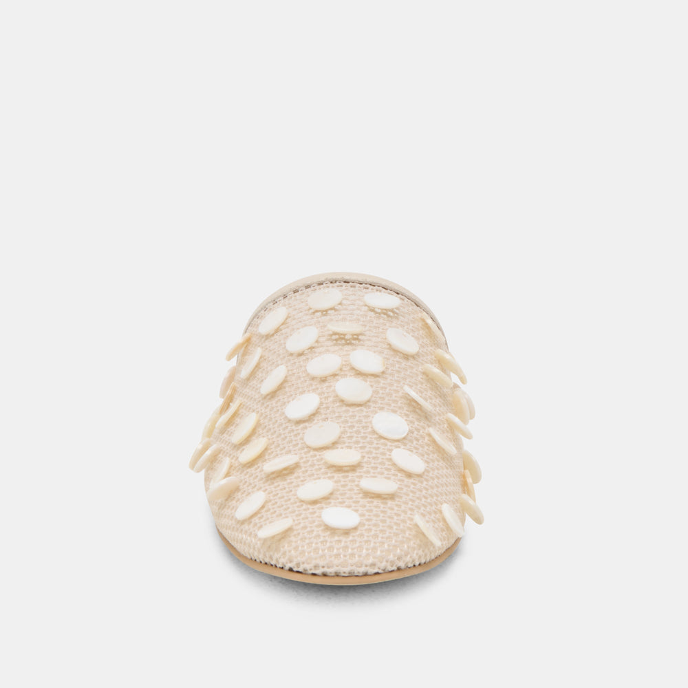 Rova Bead Ivory Disc Mesh Flats | Dolce Vita Women