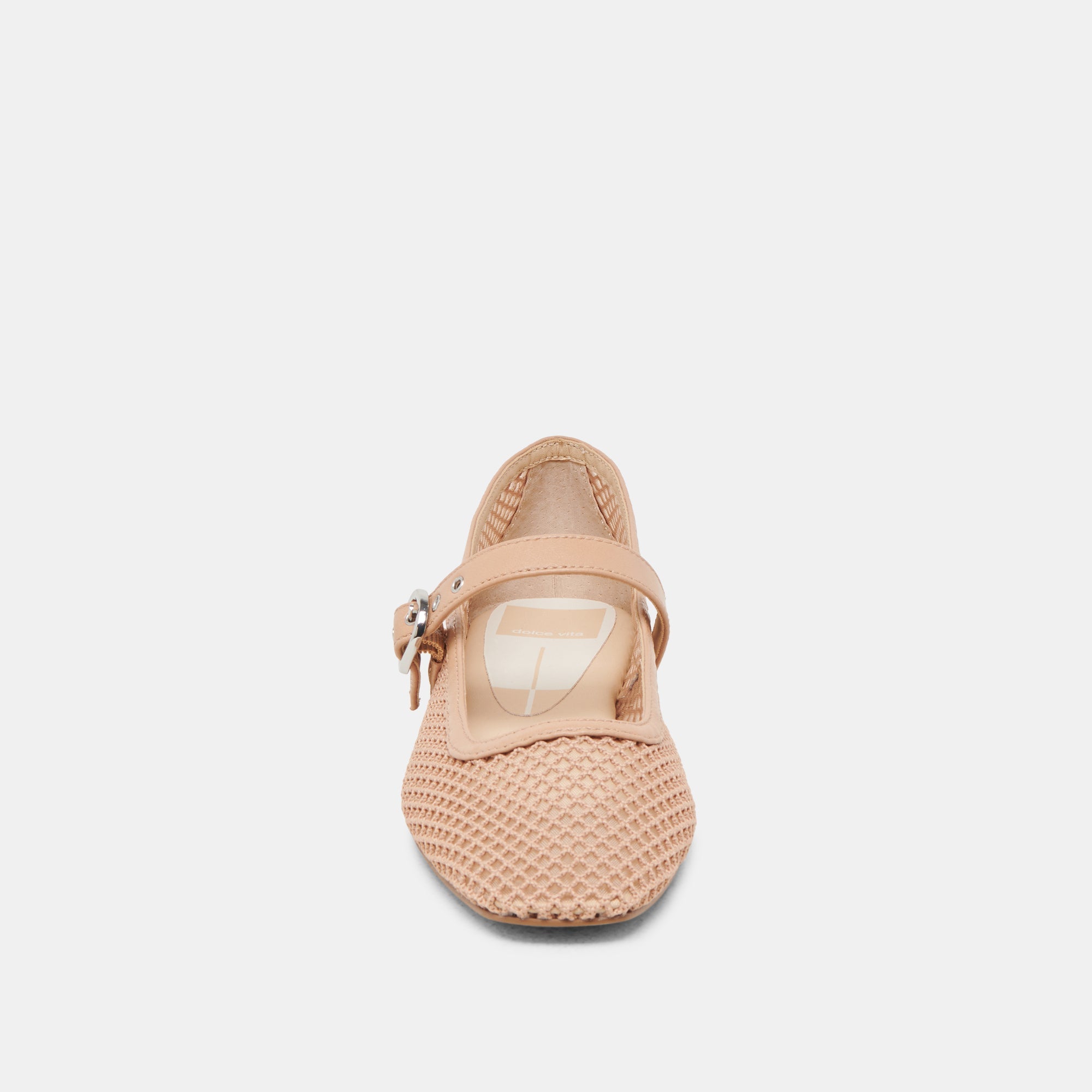 RODNI MESH BALLET FLATS LIGHT TAN WOVEN MESH | Dolce Vita Women