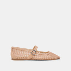 RODNI MESH BALLET FLATS LIGHT TAN WOVEN MESH | Dolce Vita Women