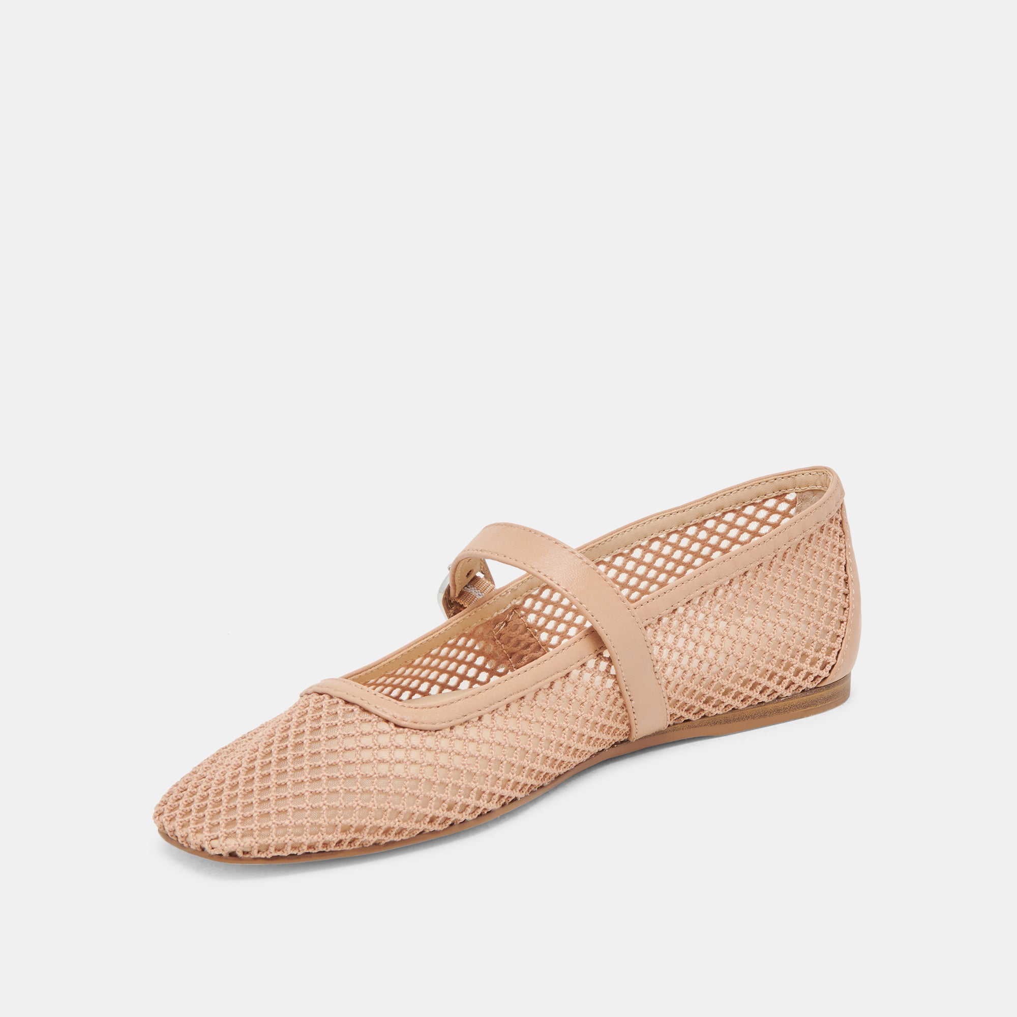 RODNI MESH BALLET FLATS LIGHT TAN WOVEN MESH | Dolce Vita Women