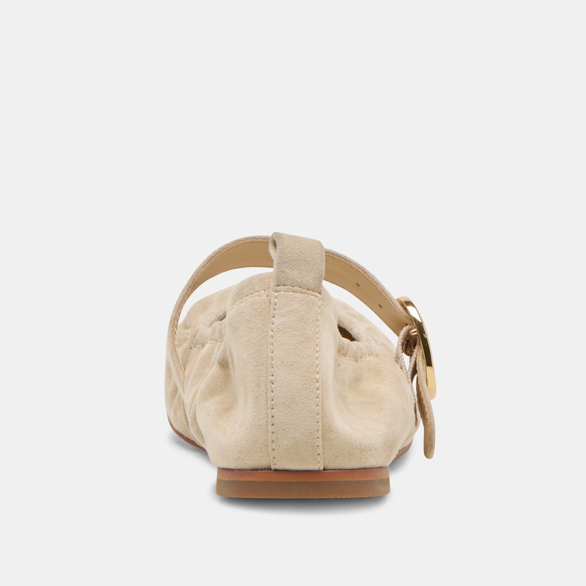 Caely Sesame Suede Ballet Flats | Women Dolce Vita