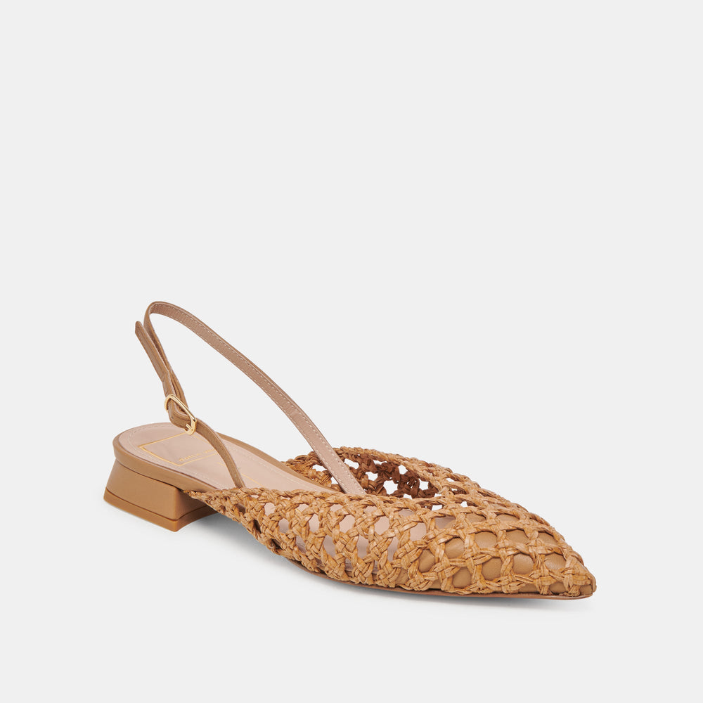 CYNDI FLATS NATURAL WOVEN | Dolce Vita Women