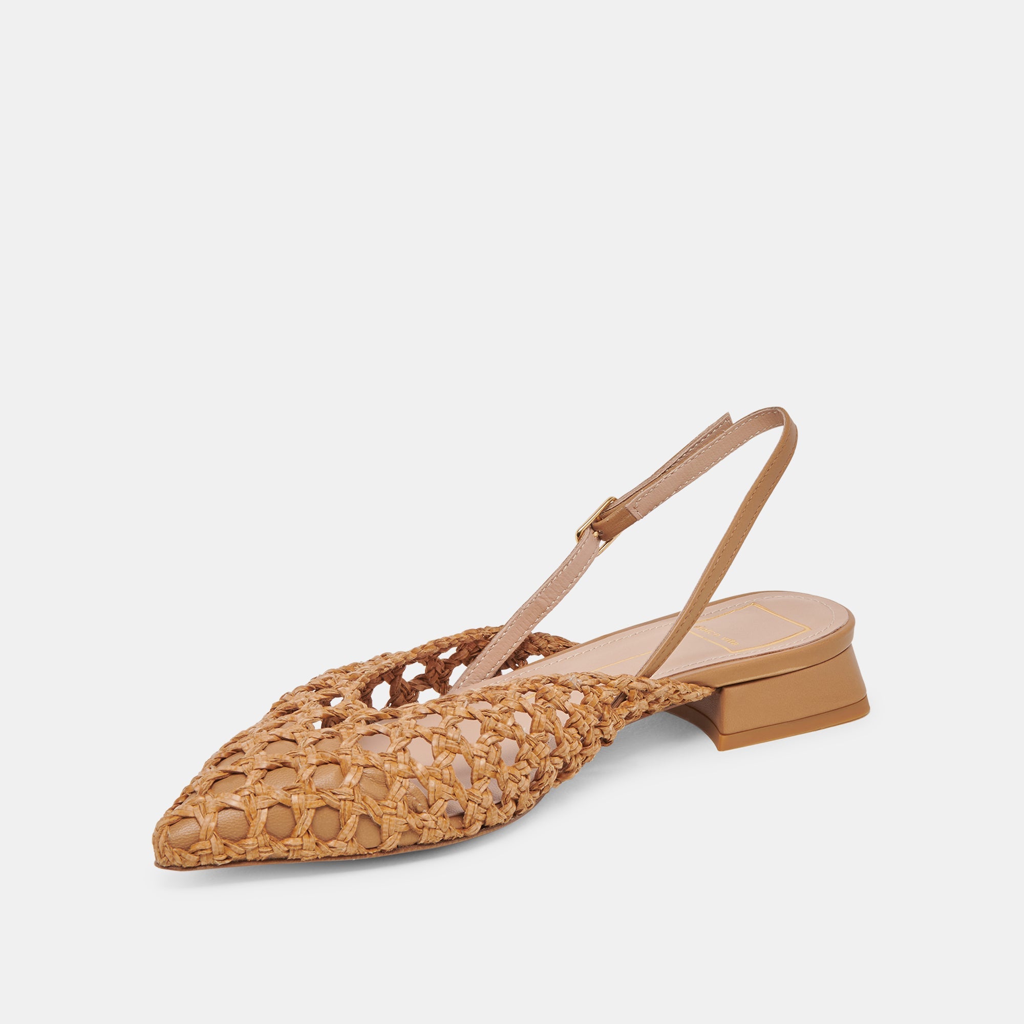 CYNDI FLATS NATURAL WOVEN | Dolce Vita Women