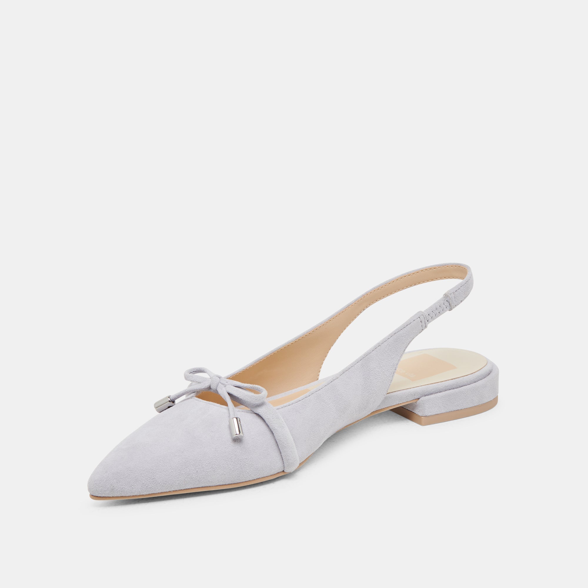 PAYGE FLATS DUSTY BLUE SUEDE | Women Dolce Vita