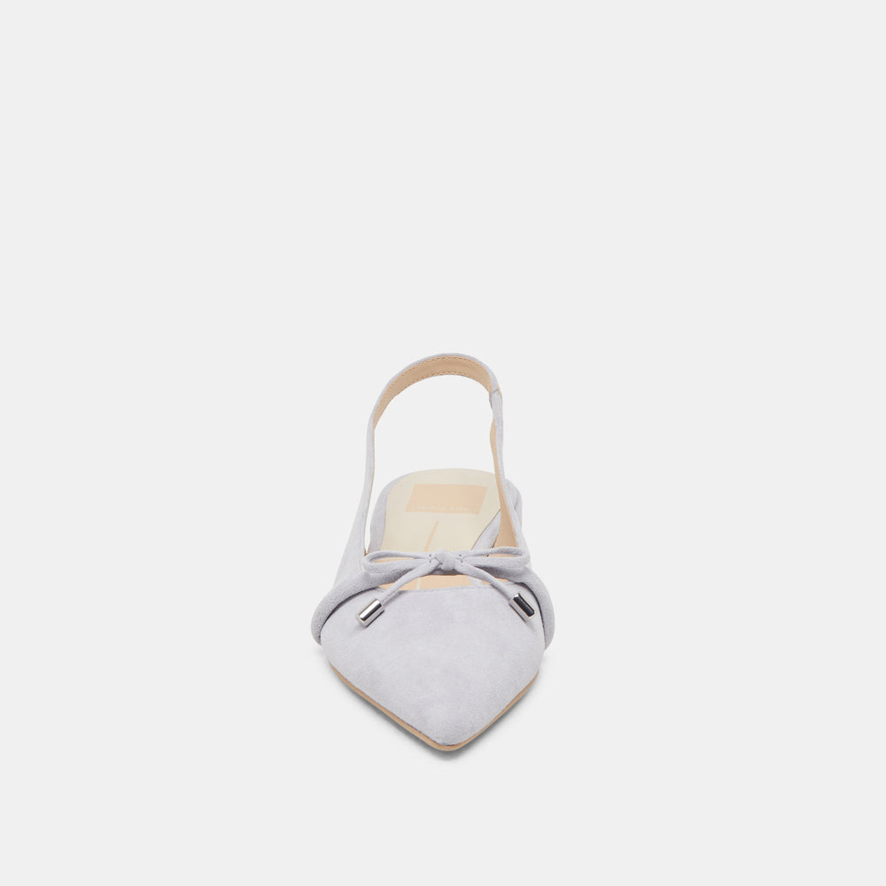 PAYGE FLATS DUSTY BLUE SUEDE | Women Dolce Vita