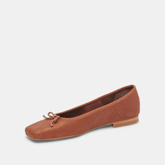 Anisa Wide Ballet Flats Copper Metallic Suede | Dolce Vita Women