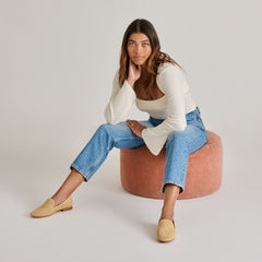 Baylen Natural Woven Raffia Flats | Dolce Vita Women