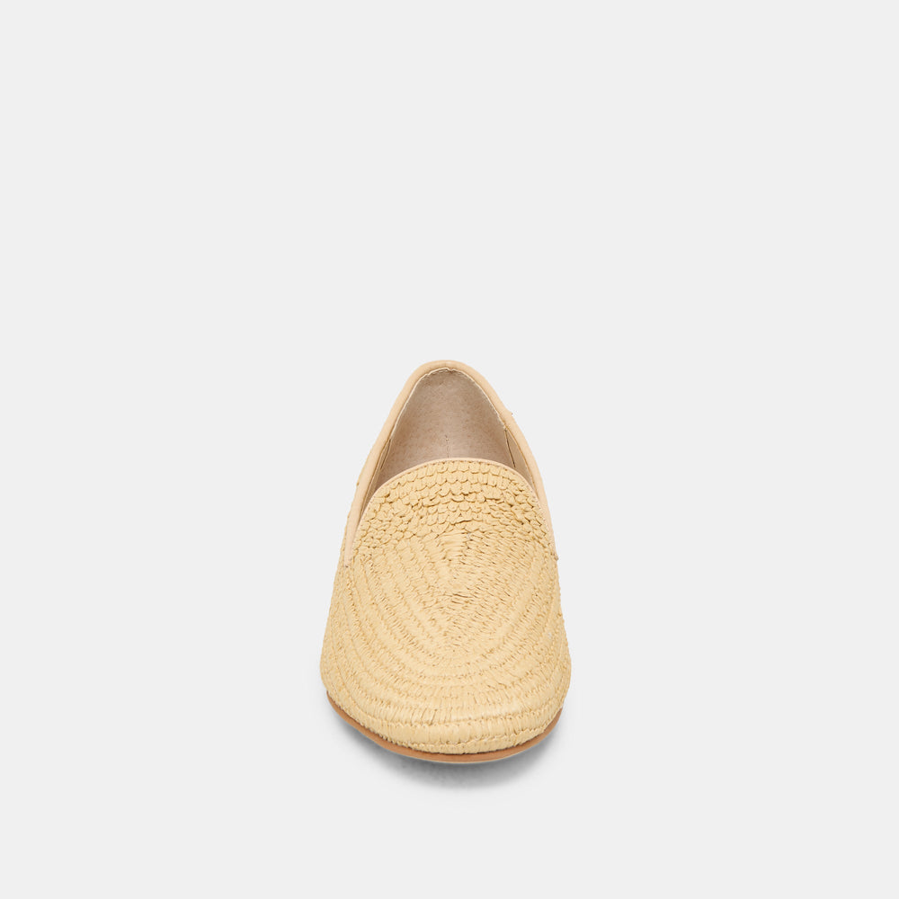 Baylen Natural Woven Raffia Flats | Dolce Vita Women
