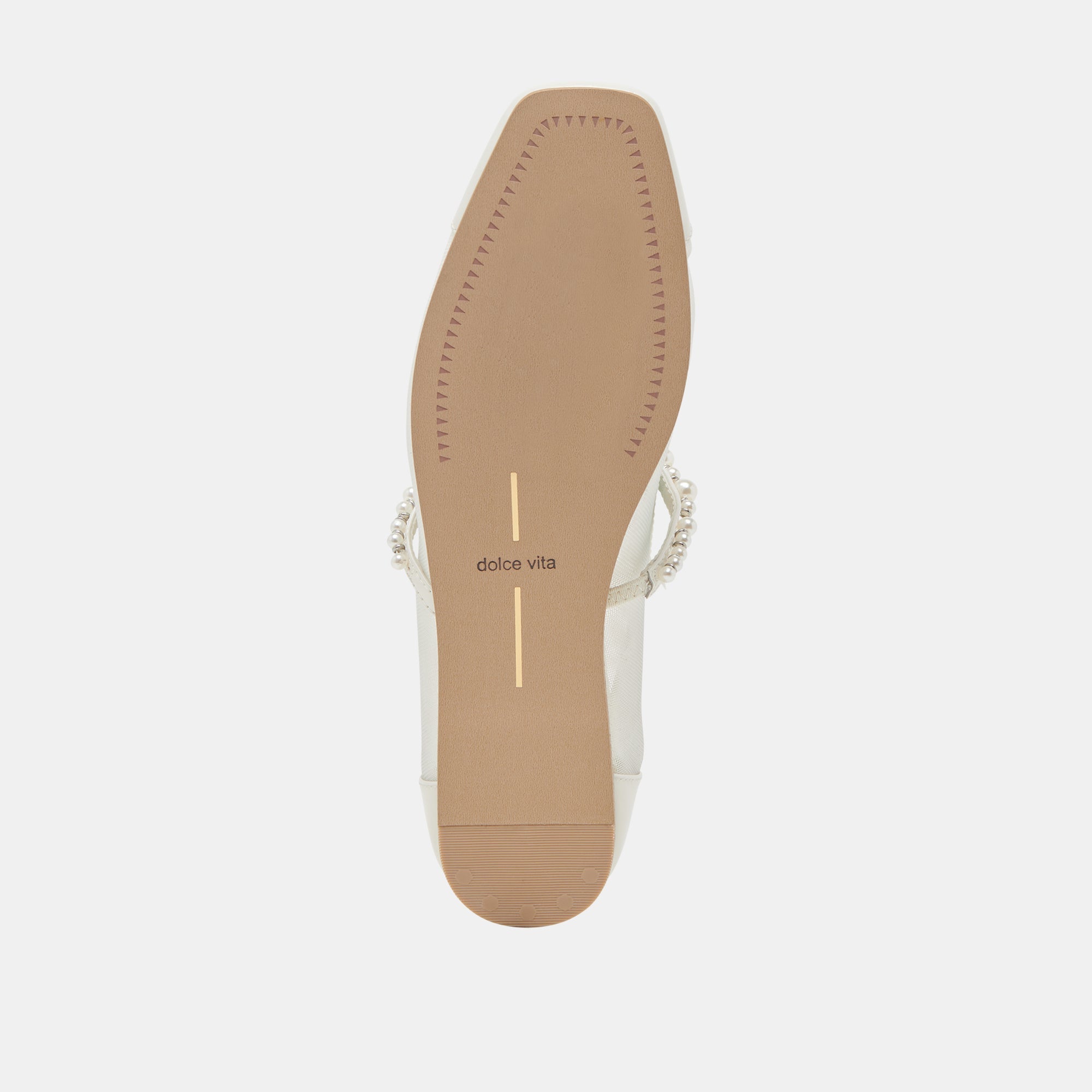 ROLLIN PEARL BALLET FLATS WHITE MESH | Dolce Vita Women