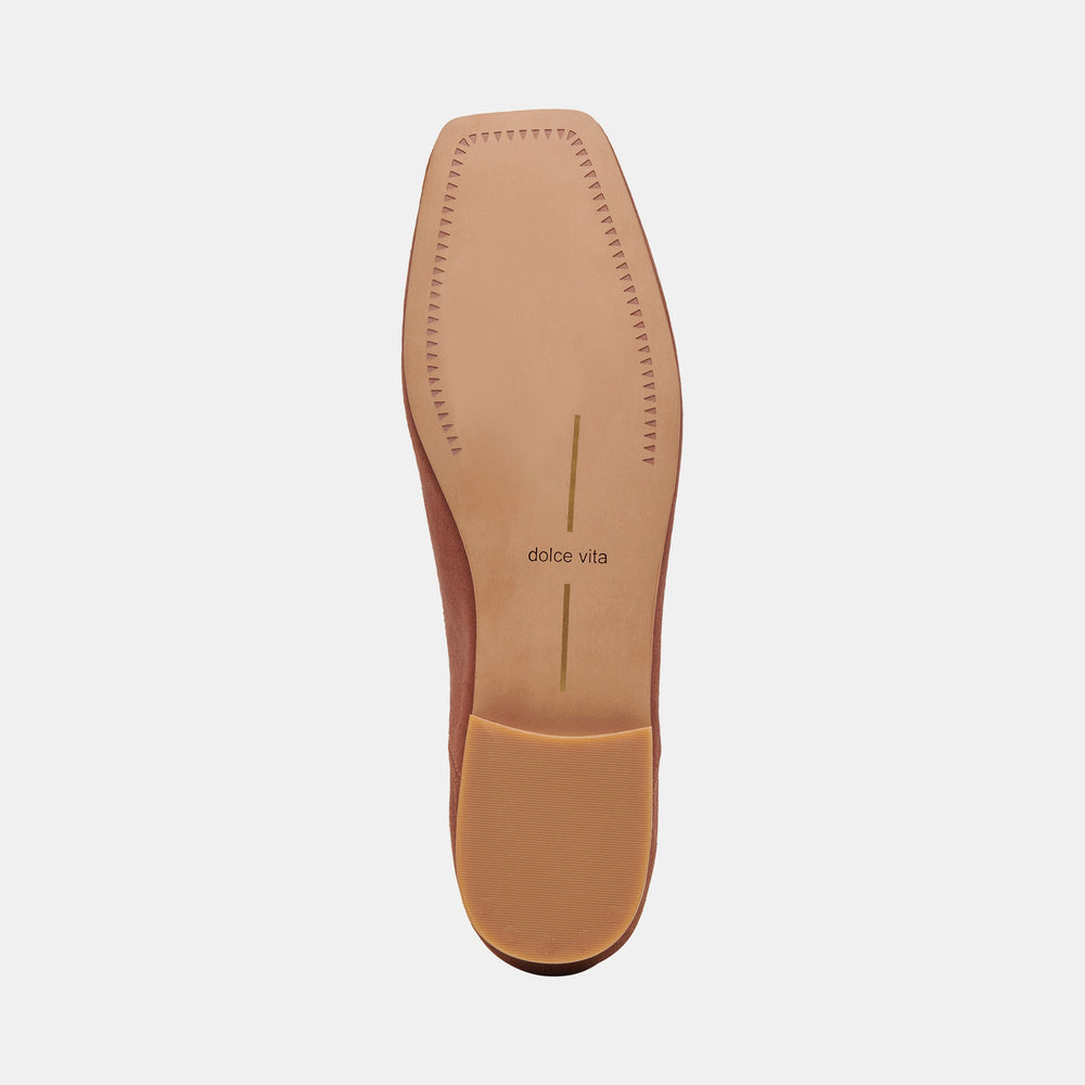 ANISA Ballet Flats Copper Metallic Suede | Dolce Vita Women