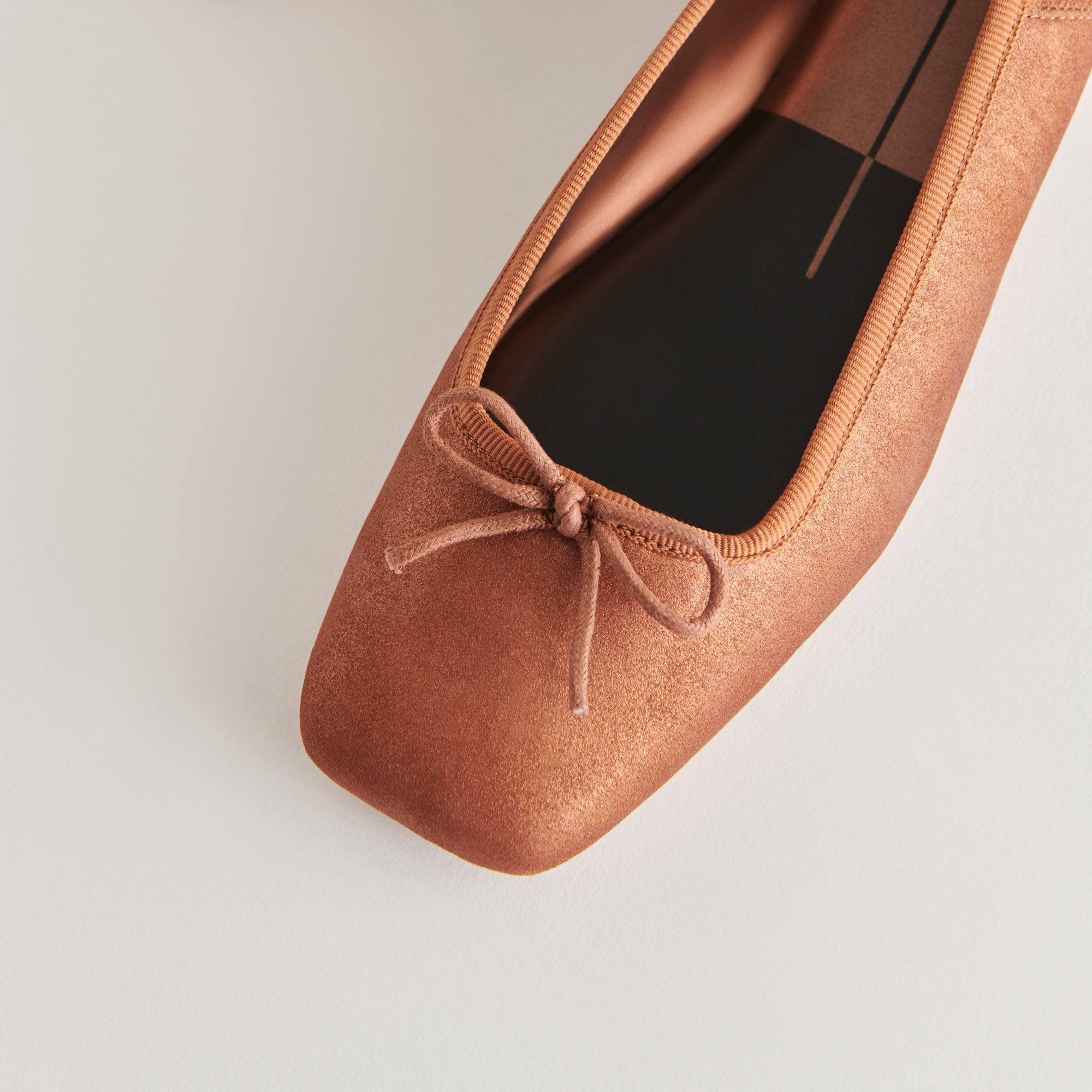 ANISA Ballet Flats Copper Metallic Suede | Dolce Vita Women