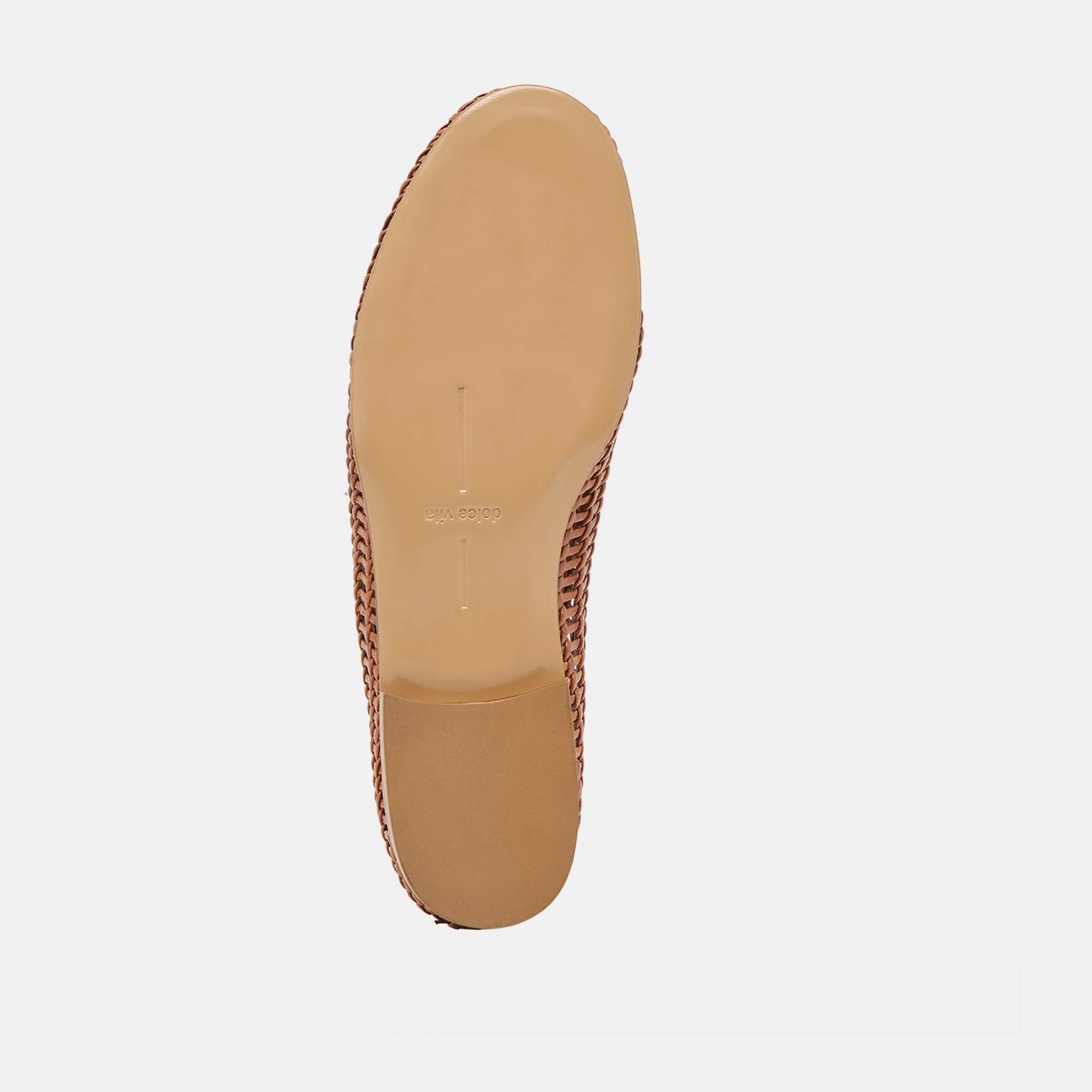 Armond Cognac Woven Leather Flats | Women Dolce Vita