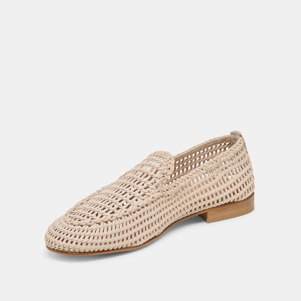 Armond Bone Woven Leather Flats | Dolce Vita Women