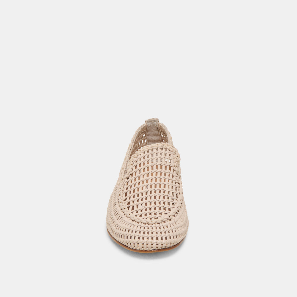 Armond Bone Woven Leather Flats | Dolce Vita Women