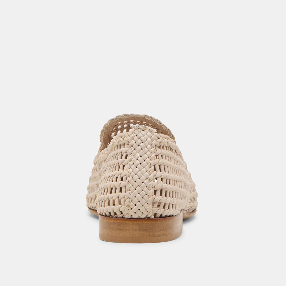 Armond Bone Woven Leather Flats | Dolce Vita Women