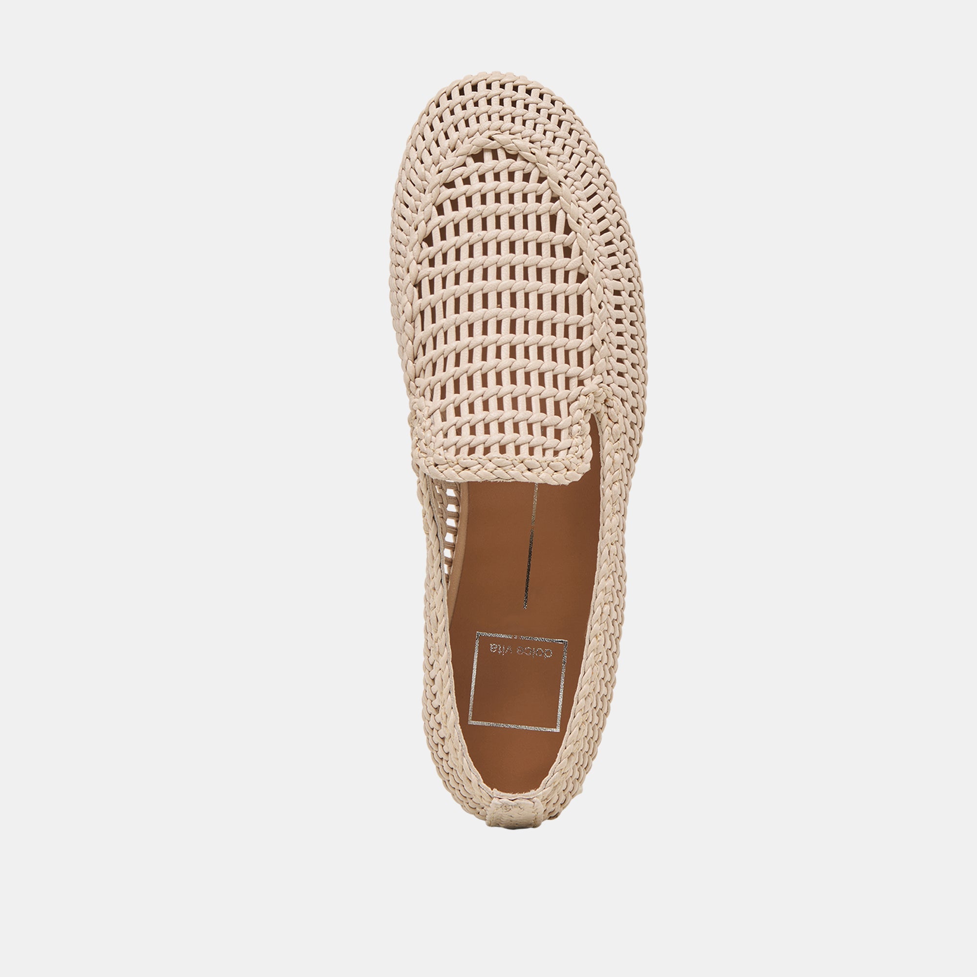Armond Bone Woven Leather Flats | Dolce Vita Women