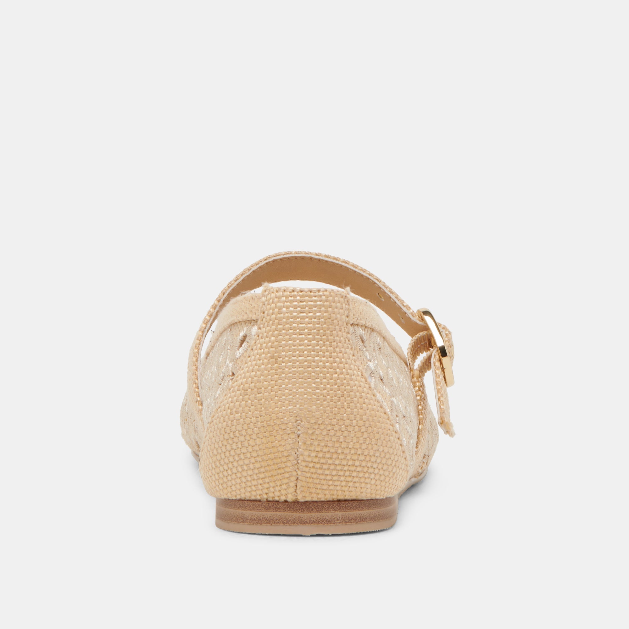 RODNI EYELET PERF BALLET FLATS LT NATURAL WOVEN RAFFIA | Women Dolce Vita