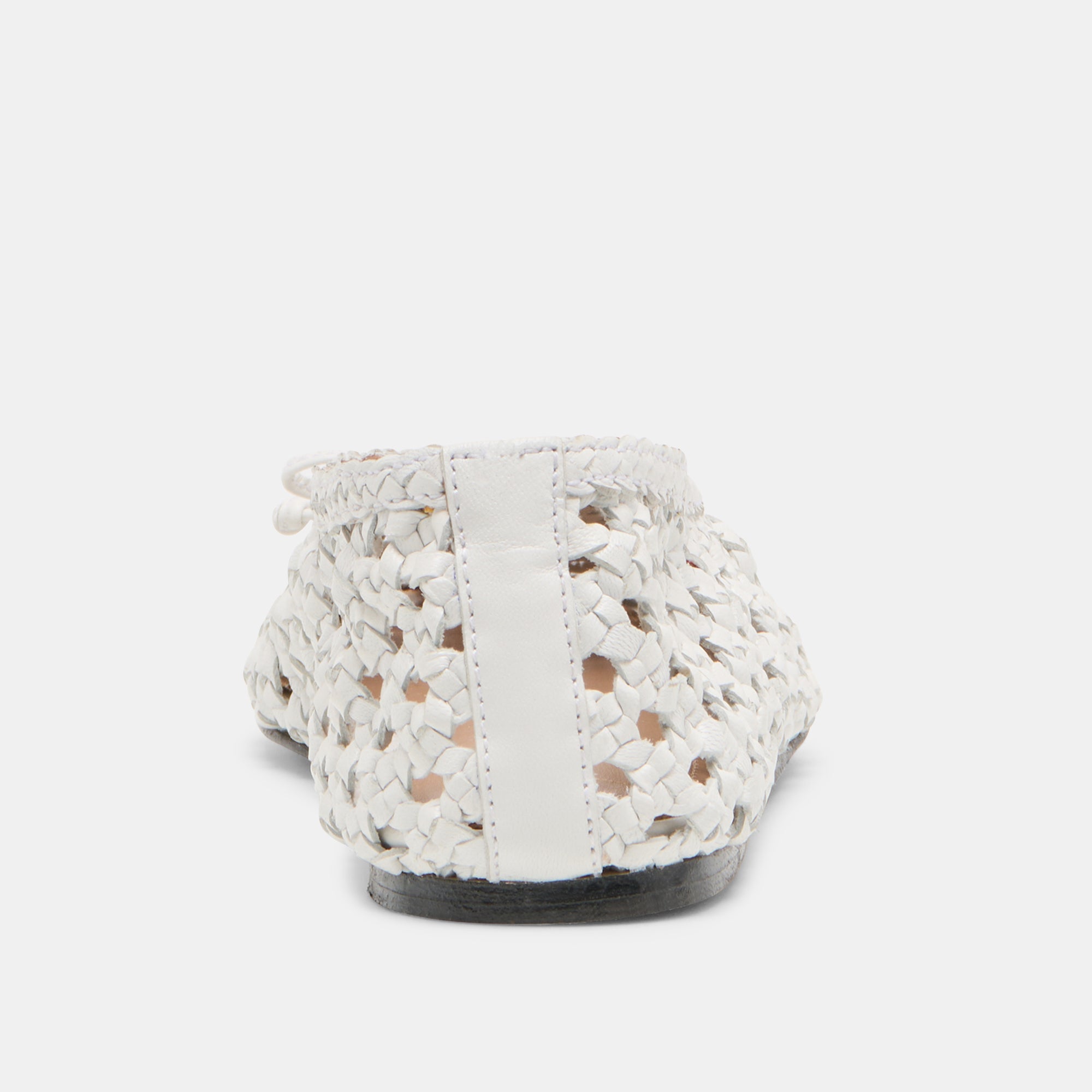 Edda Bone Woven Leather Ballet Flats | Dolce Vita Women