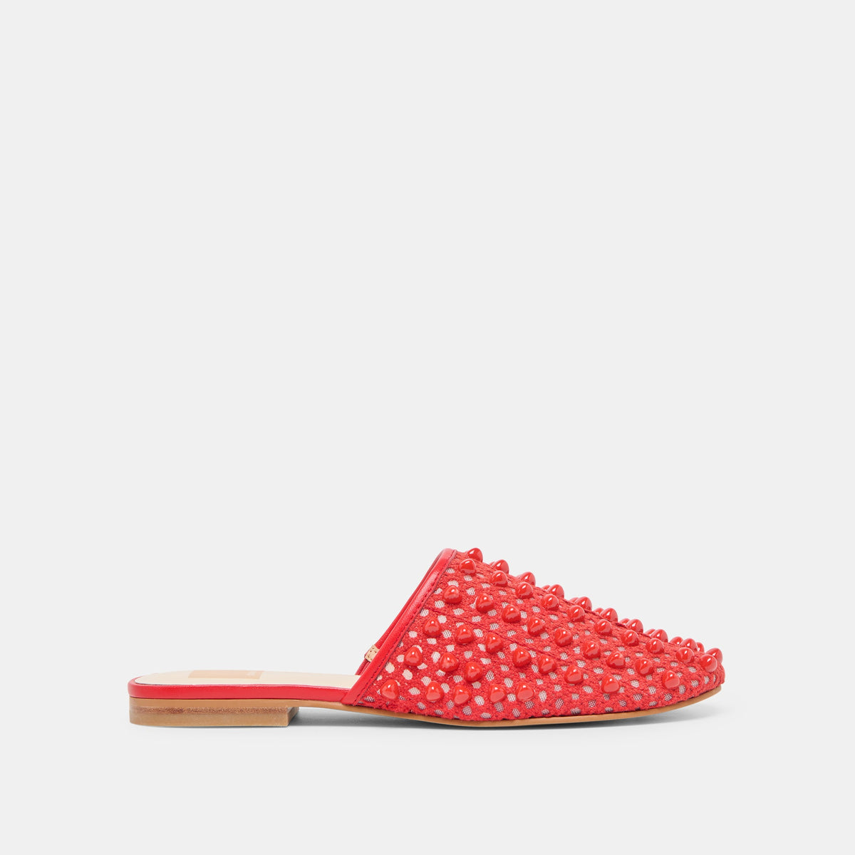 Rova Bead Chili Beaded Mesh Flats | Women Dolce Vita