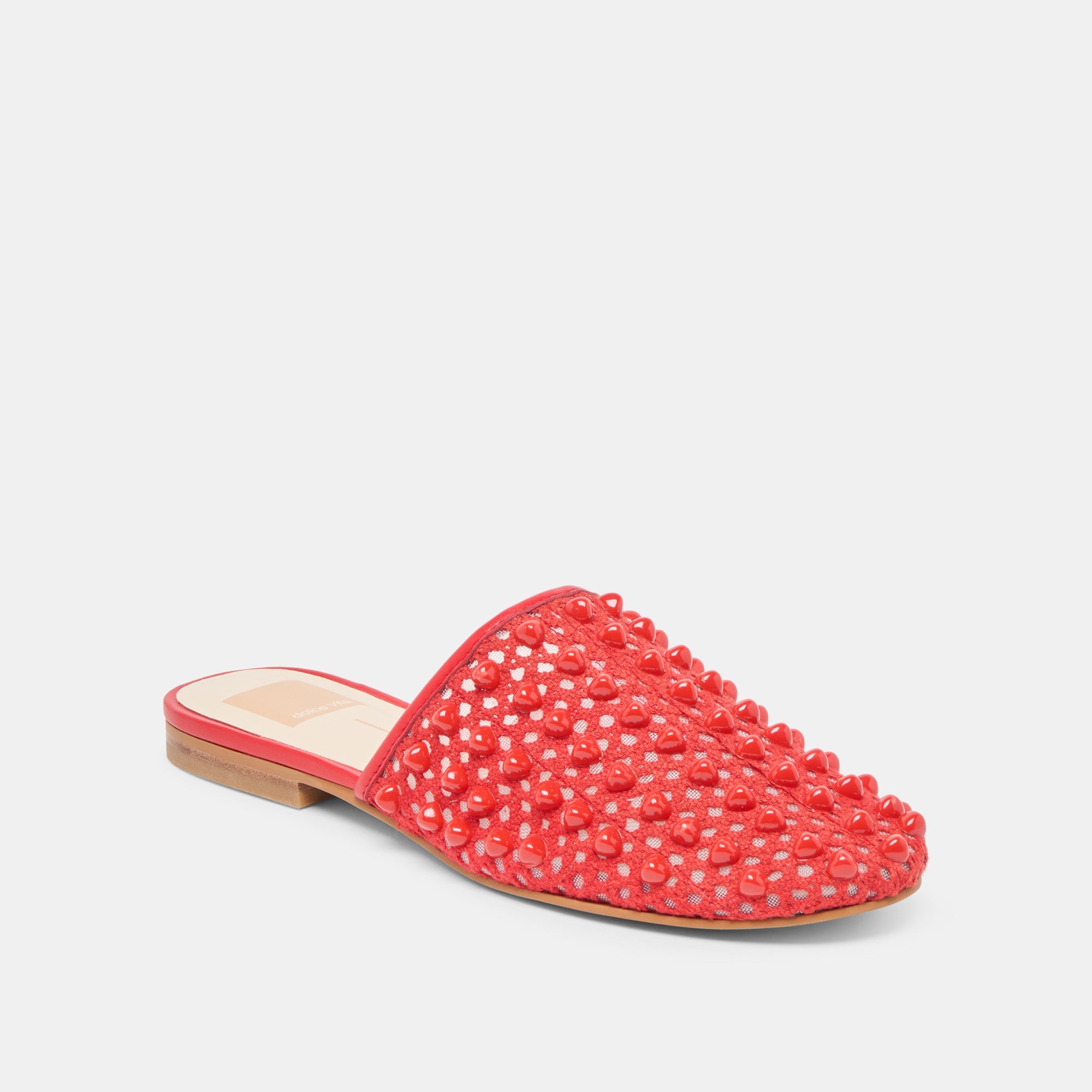 Rova Bead Chili Beaded Mesh Flats | Women Dolce Vita