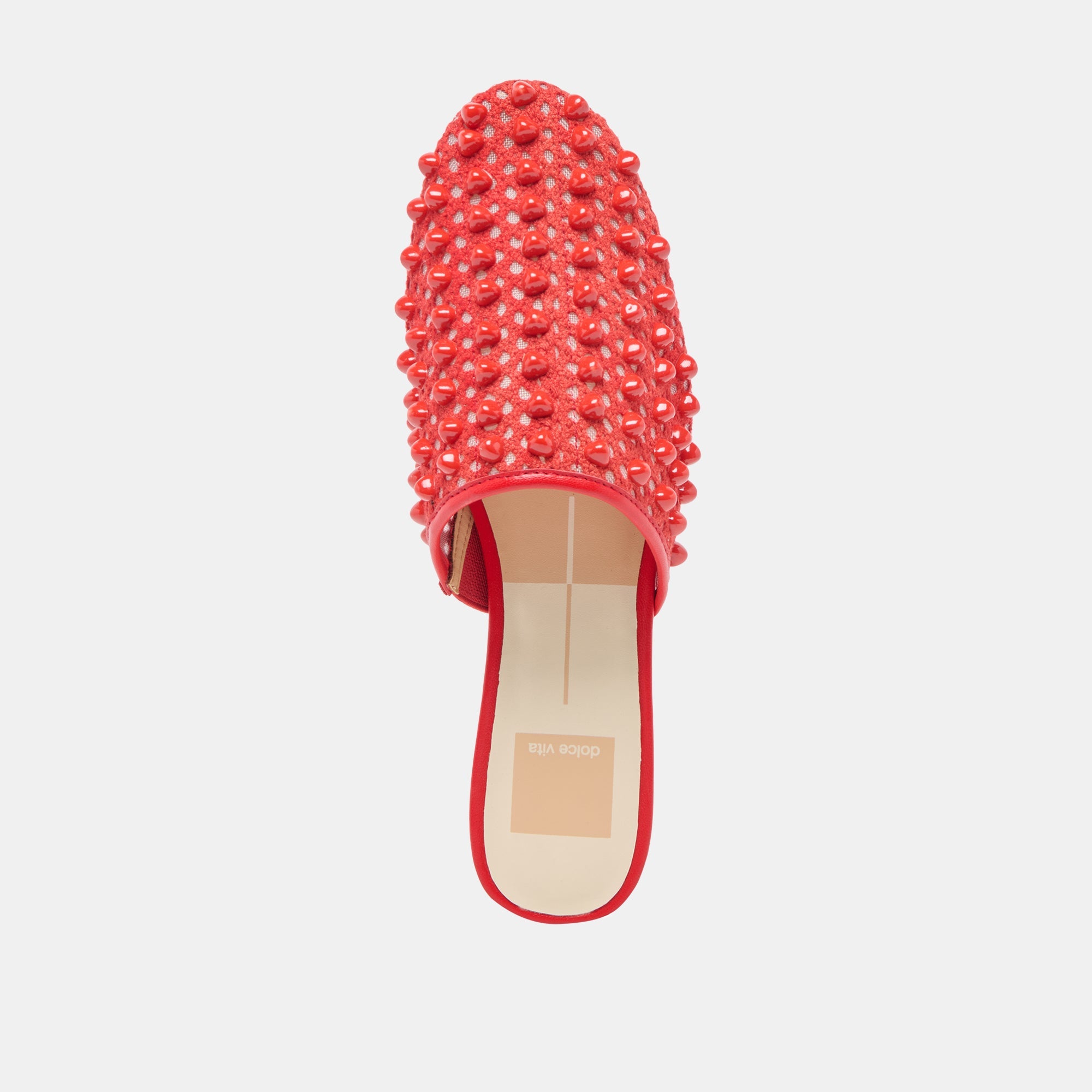 Rova Bead Chili Beaded Mesh Flats | Women Dolce Vita