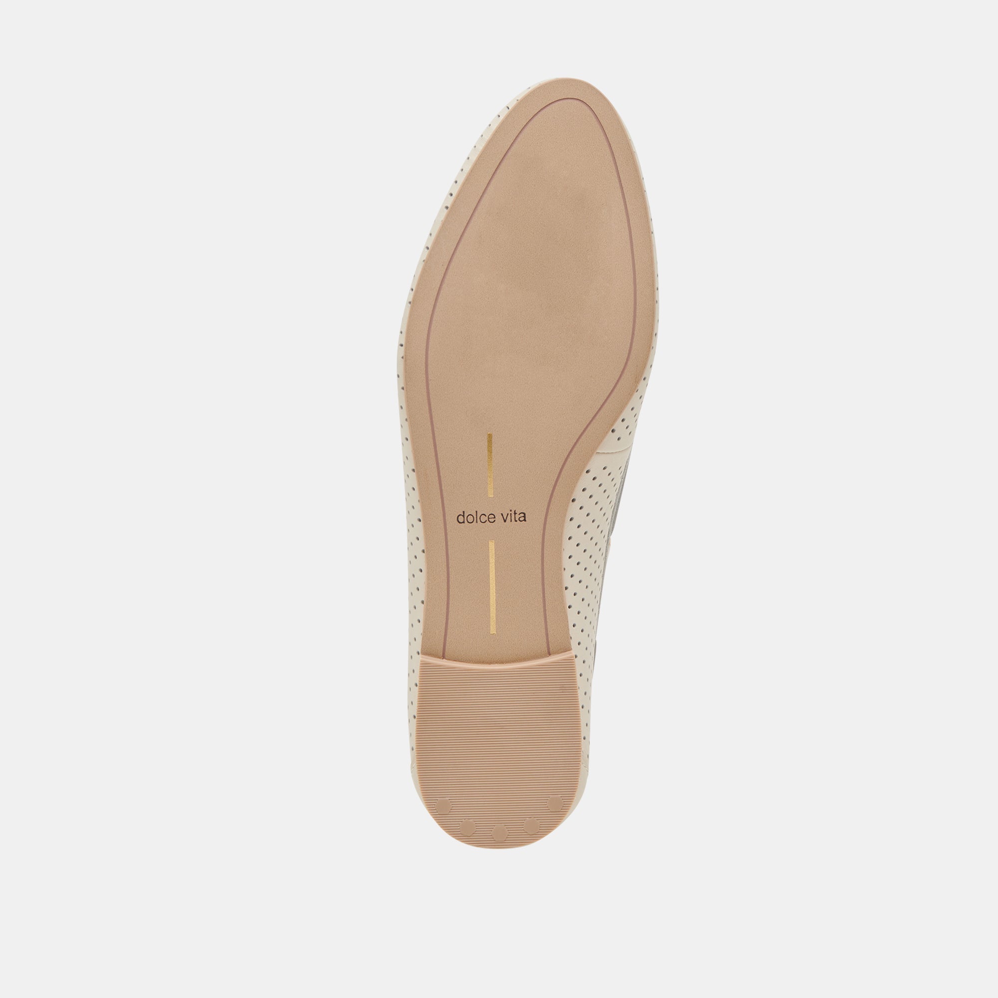 LAKIN LOAFERS IVORY PERFORATED LEATHER | Dolce Vita Women