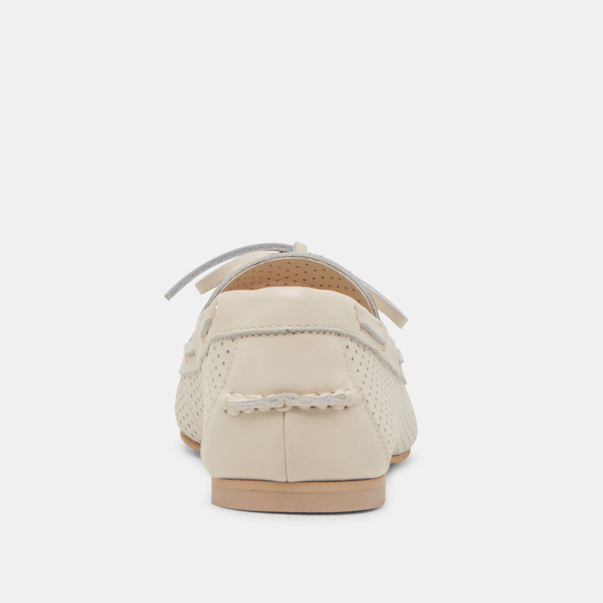 LAKIN LOAFERS IVORY PERFORATED LEATHER | Dolce Vita Women