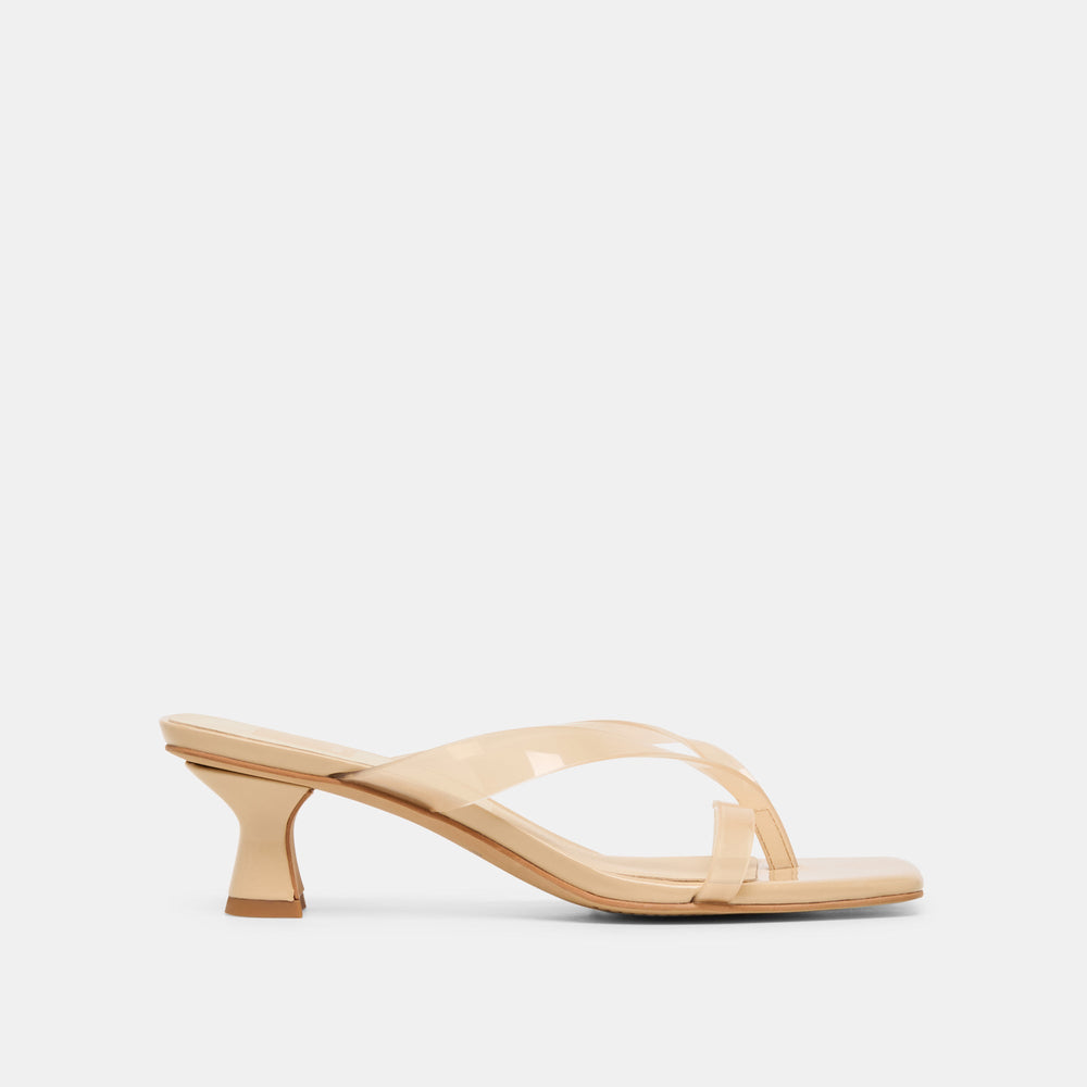 Brevel Vinyl Praline Jelly Heels | Women Dolce Vita