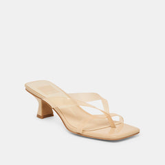 Brevel Vinyl Praline Jelly Heels | Women Dolce Vita