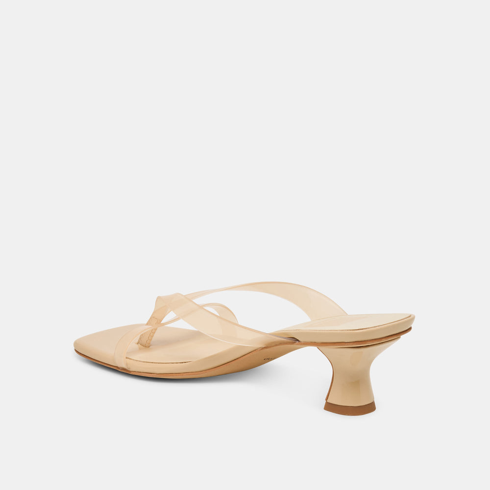 Brevel Vinyl Praline Jelly Heels | Women Dolce Vita