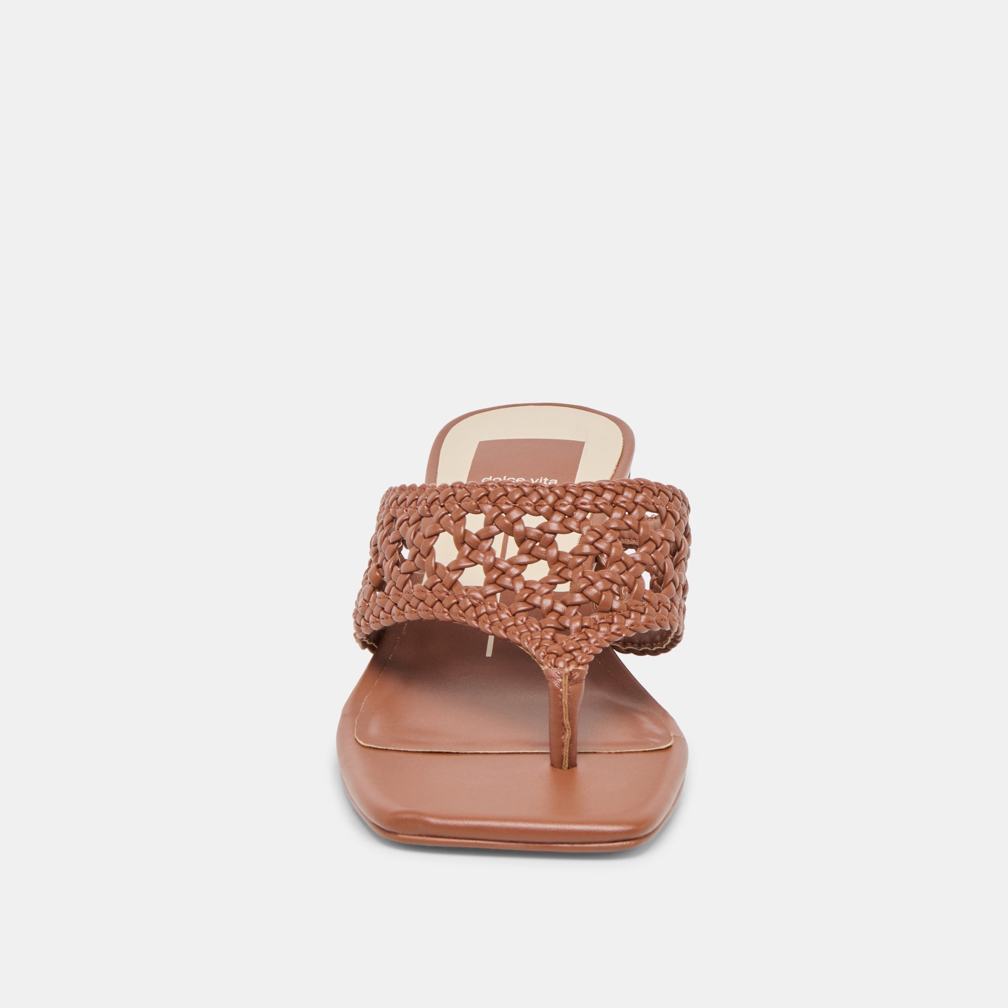 Barlo Cognac Woven Stella Heels | Women Dolce Vita
