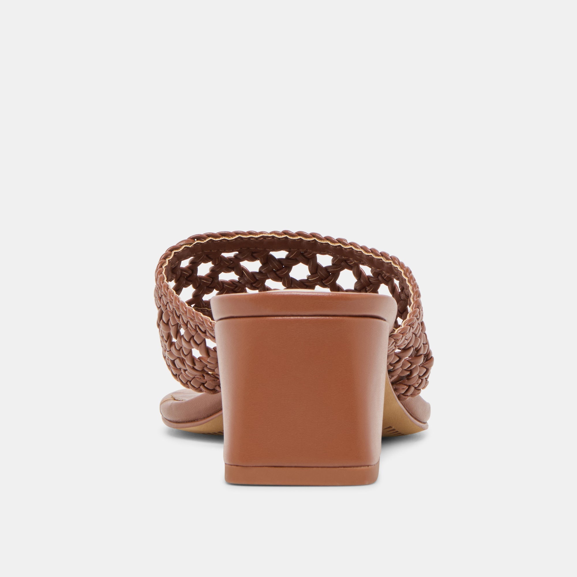 Barlo Cognac Woven Stella Heels | Women Dolce Vita