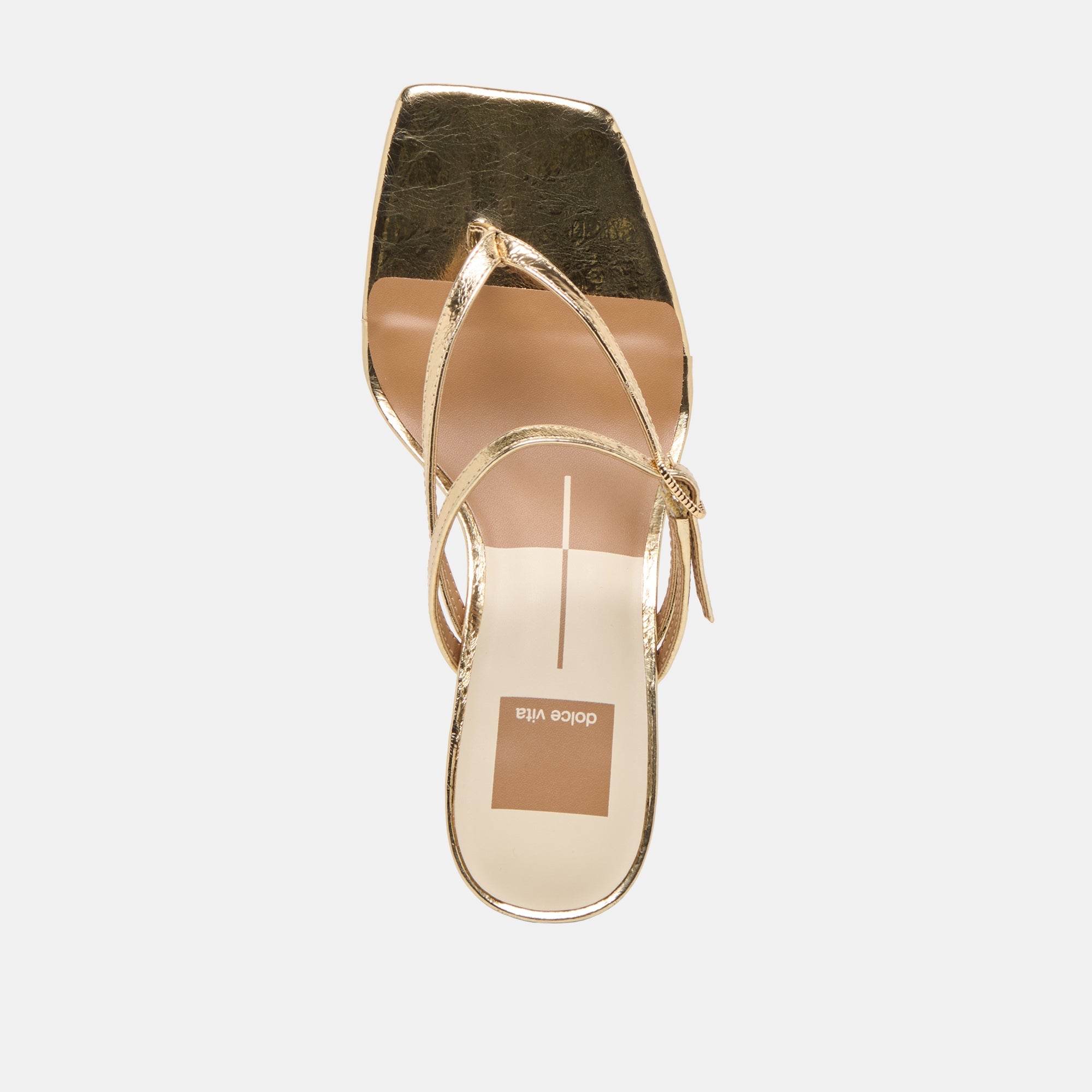 Biaga Gold Distressed Leather Heels | Dolce Vita Women
