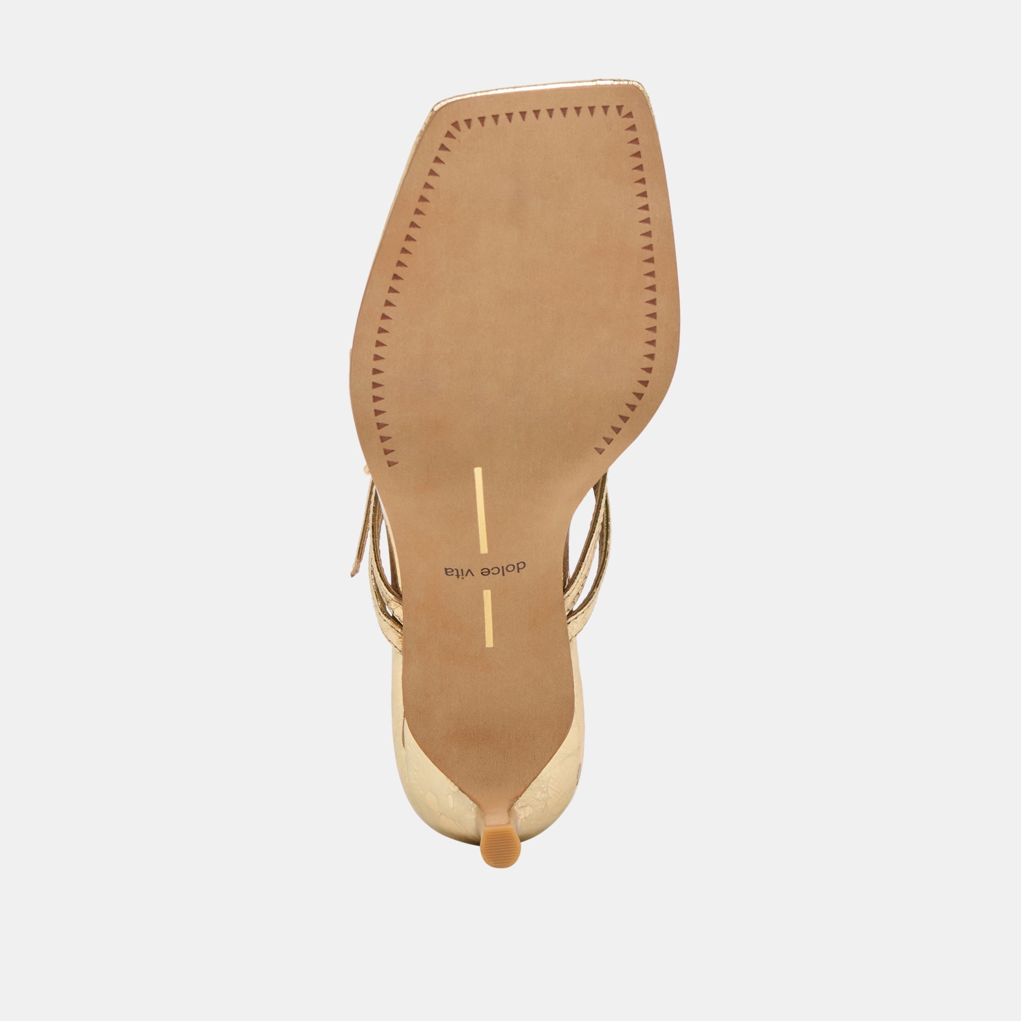 Biaga Gold Distressed Leather Heels | Dolce Vita Women