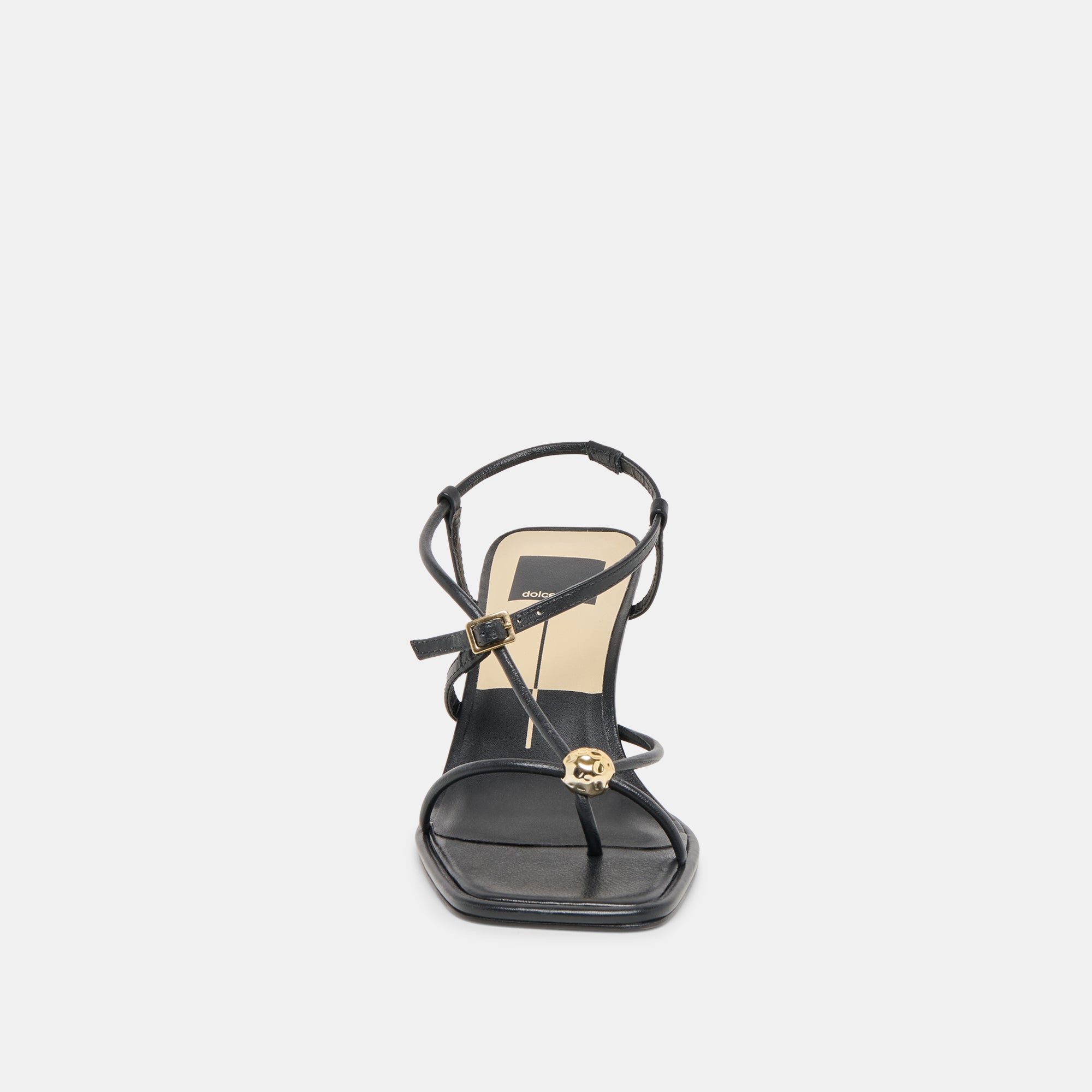 Mylee Black Leather Heels | Women Dolce Vita