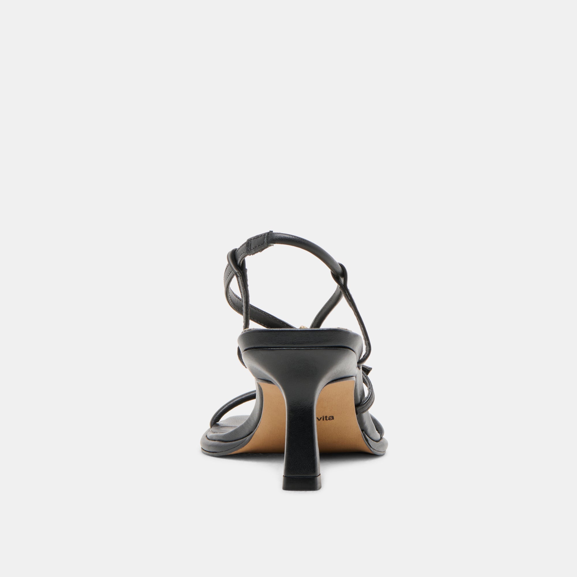 Mylee Black Leather Heels | Women Dolce Vita