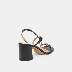 Faye Black Leather Heels | Dolce Vita Women