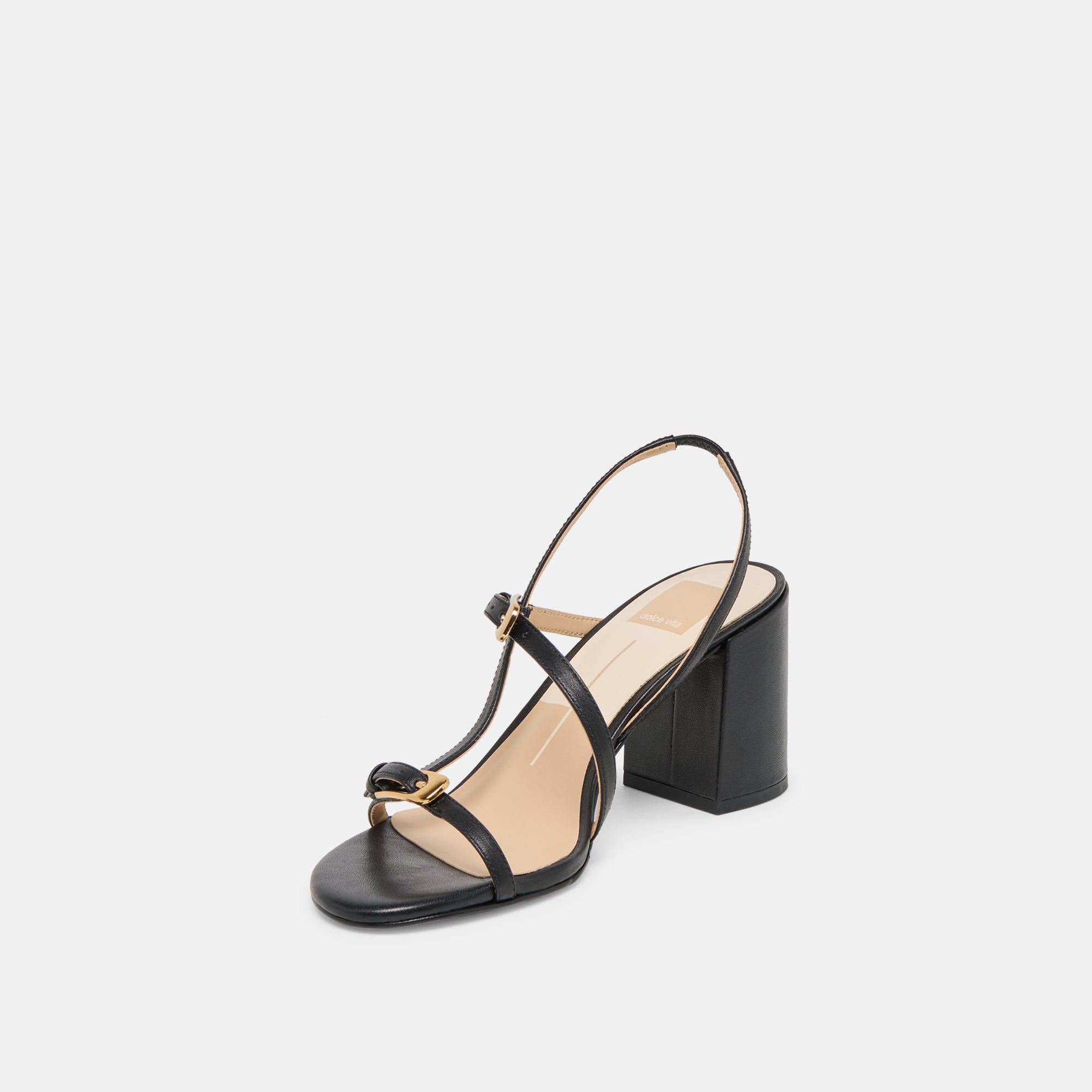 Faye Black Leather Heels | Dolce Vita Women