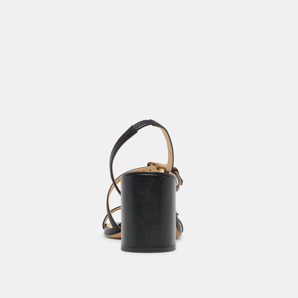 Faye Black Leather Heels | Dolce Vita Women