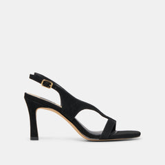 Izela Onyx Suede Heels | Women Dolce Vita