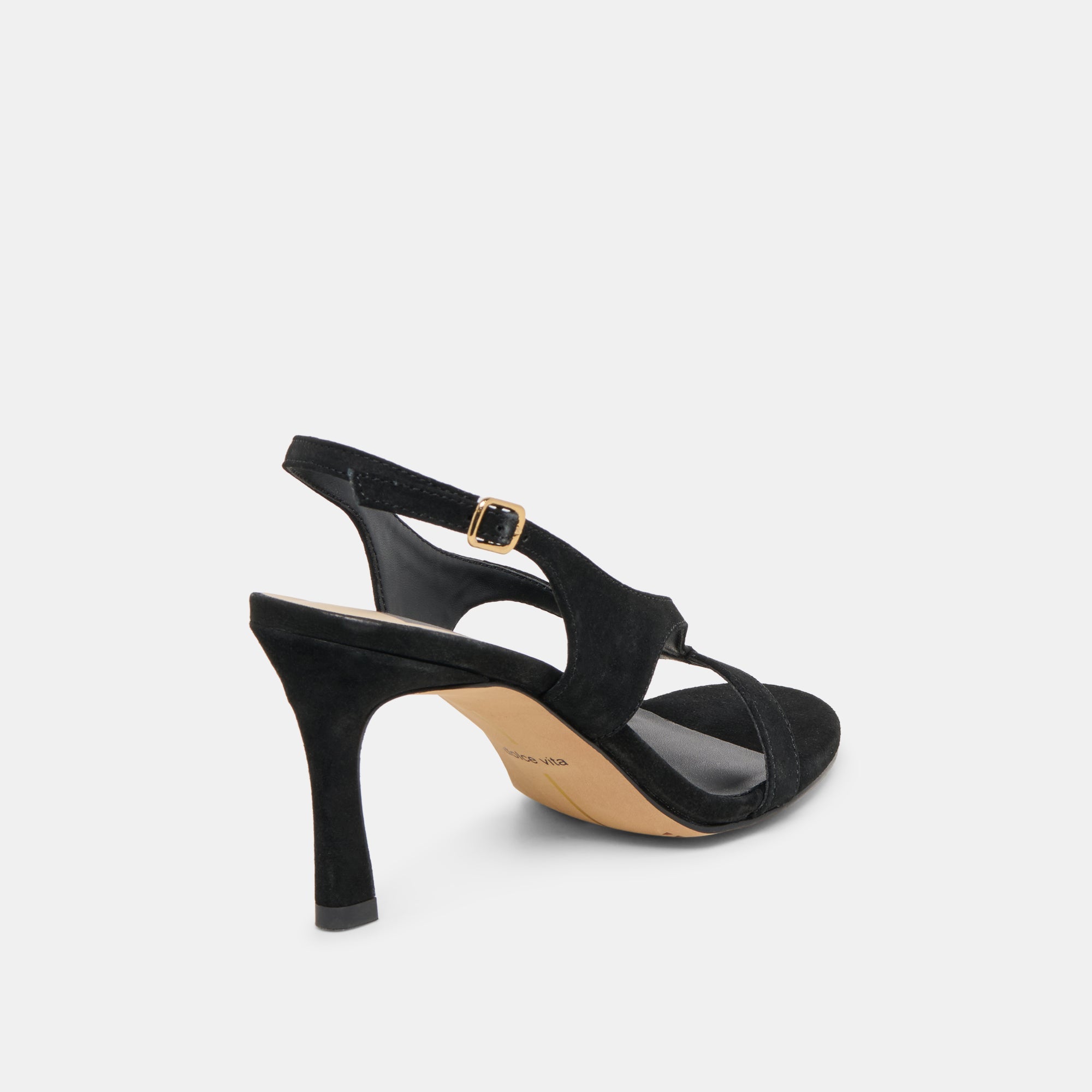 Izela Onyx Suede Heels | Women Dolce Vita