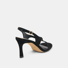 Izela Onyx Suede Heels | Women Dolce Vita