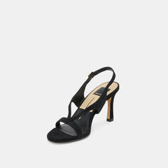 Izela Onyx Suede Heels | Women Dolce Vita