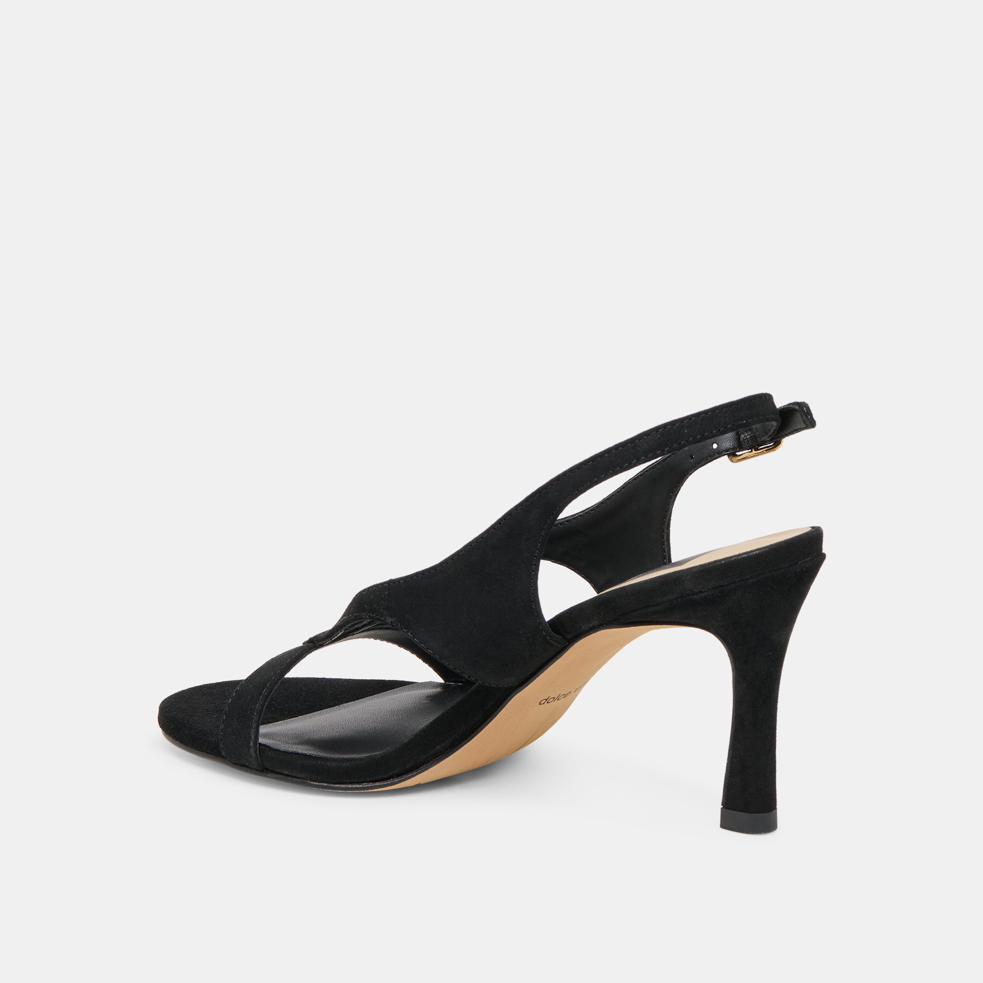 Izela Onyx Suede Heels | Women Dolce Vita