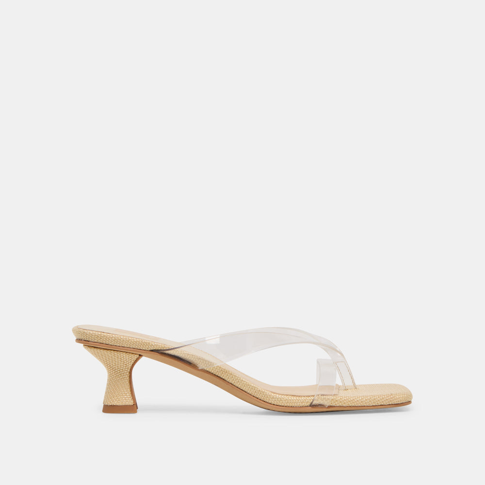Brevel Vinyl Crystal Jelly Heels | Dolce Vita Women