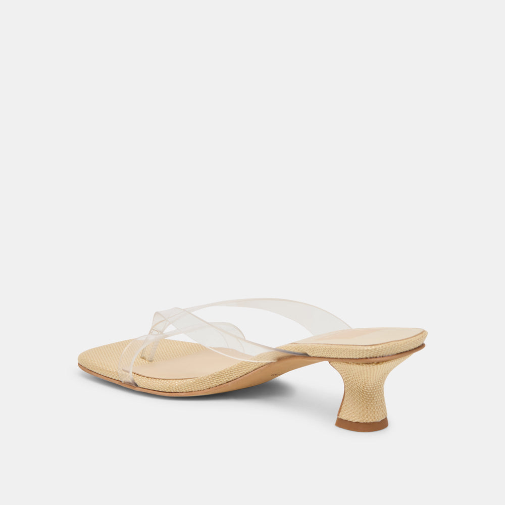 Brevel Vinyl Crystal Jelly Heels | Dolce Vita Women