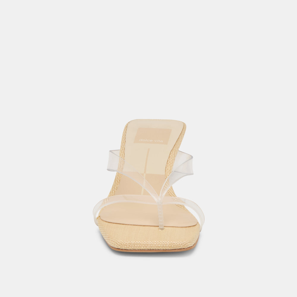 Brevel Vinyl Crystal Jelly Heels | Dolce Vita Women