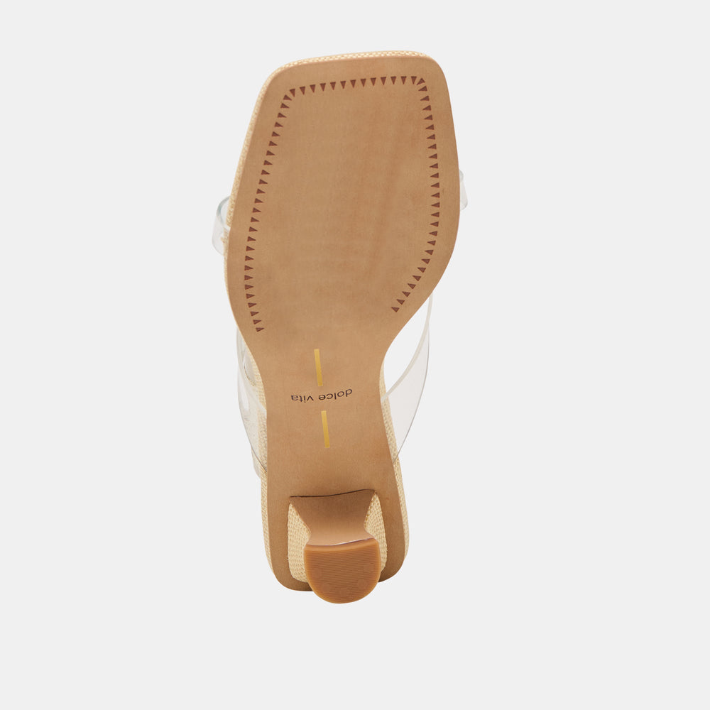 Brevel Vinyl Crystal Jelly Heels | Dolce Vita Women
